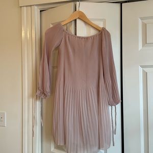 Wilfred from Aritzia flowy mini dress never worn, off the shoulder